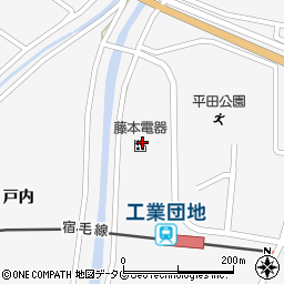 藤本電器株式会社　高知工場周辺の地図