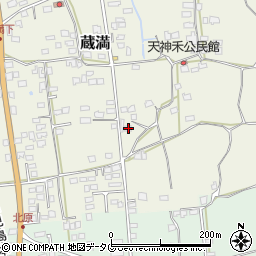 熊本県荒尾市蔵満756周辺の地図