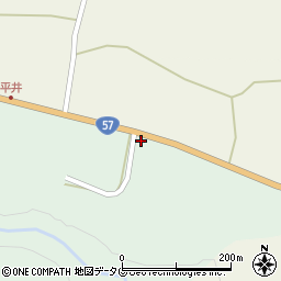 大分県竹田市小塚969-2周辺の地図
