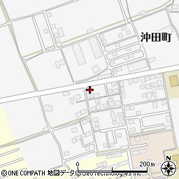 長崎県大村市沖田町721周辺の地図