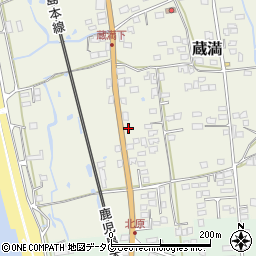 熊本県荒尾市蔵満376周辺の地図