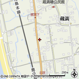 熊本県荒尾市蔵満377周辺の地図