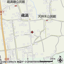 熊本県荒尾市蔵満686周辺の地図