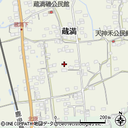 熊本県荒尾市蔵満341周辺の地図