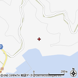 長崎県南松浦郡新上五島町太田郷1749周辺の地図