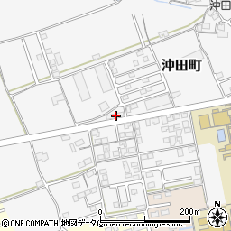 長崎県大村市沖田町255周辺の地図