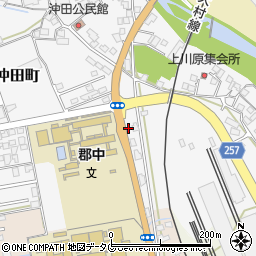 長崎県大村市沖田町70-2周辺の地図