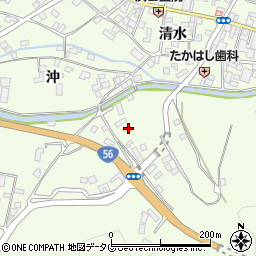 上村水道周辺の地図