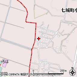熊本県菊池市七城町小野崎631周辺の地図