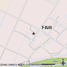 熊本県菊池市下長田528周辺の地図