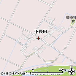 熊本県菊池市下長田525周辺の地図