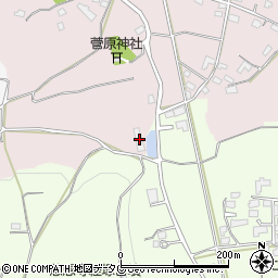 熊本県熊本市北区植木町田底597周辺の地図