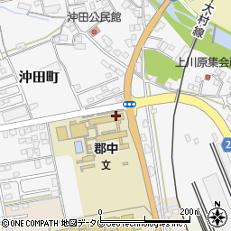 長崎県大村市沖田町59周辺の地図