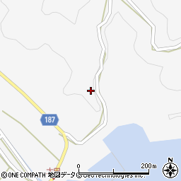 長崎県南松浦郡新上五島町太田郷1693周辺の地図