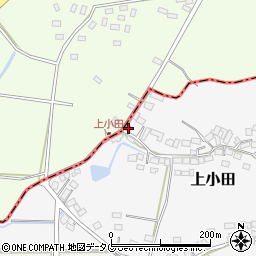 玉名小田簡易郵便局周辺の地図