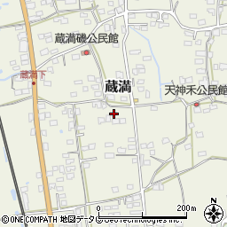 熊本県荒尾市蔵満355周辺の地図