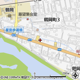 マルショク鶴岡駐車場周辺の地図