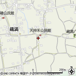 熊本県荒尾市蔵満695周辺の地図