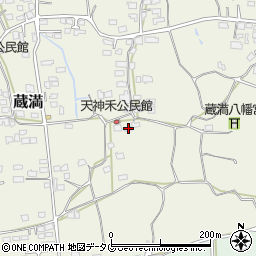 熊本県荒尾市蔵満707周辺の地図
