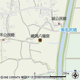 蔵満八幡宮周辺の地図