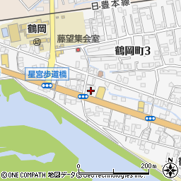 ＪＡおおいた鶴岡給油所周辺の地図