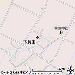 熊本県菊池市下長田489周辺の地図