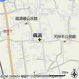 熊本県荒尾市蔵満358周辺の地図