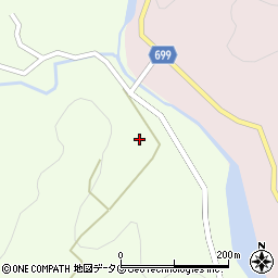 大分県竹田市向山田246周辺の地図