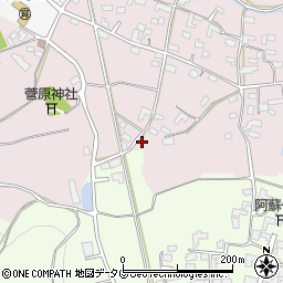 熊本県熊本市北区植木町田底810周辺の地図