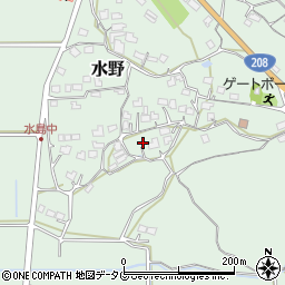熊本県荒尾市水野1383周辺の地図