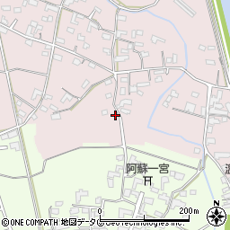 熊本県熊本市北区植木町田底347周辺の地図