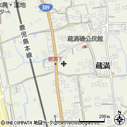 熊本県荒尾市蔵満382周辺の地図