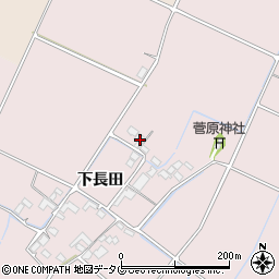 熊本県菊池市下長田468-2周辺の地図