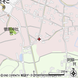 熊本県熊本市北区植木町田底811周辺の地図