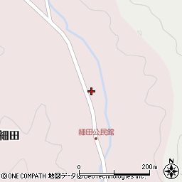 大分県佐伯市弥生大字細田1130-1周辺の地図