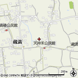 熊本県荒尾市蔵満932周辺の地図
