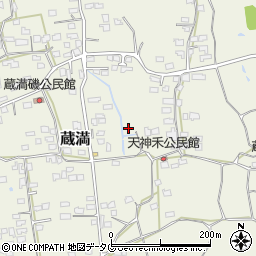 熊本県荒尾市蔵満654周辺の地図