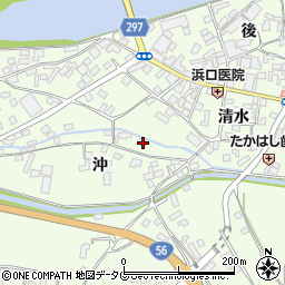 愛媛県南宇和郡愛南町城辺甲沖448-1周辺の地図