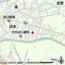 愛媛県南宇和郡愛南町城辺甲周辺の地図