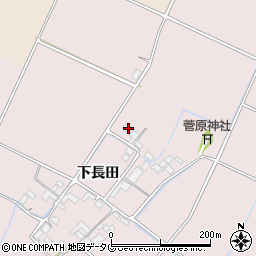 熊本県菊池市下長田468周辺の地図