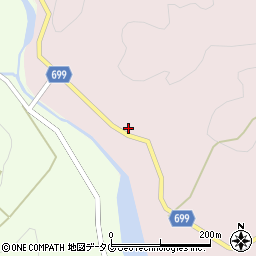 大分県竹田市川床272周辺の地図