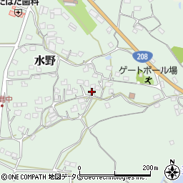 熊本県荒尾市水野1412周辺の地図