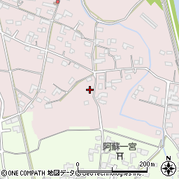 熊本県熊本市北区植木町田底518周辺の地図