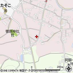 熊本県熊本市北区植木町田底793周辺の地図
