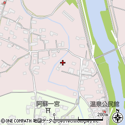 熊本県熊本市北区植木町田底379周辺の地図