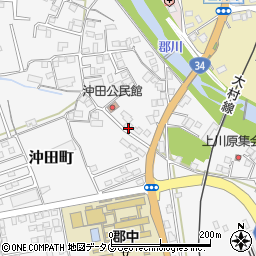 長崎県大村市沖田町427周辺の地図