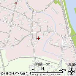 熊本県熊本市北区植木町田底503周辺の地図