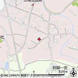 熊本県熊本市北区植木町田底831周辺の地図