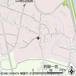 熊本県熊本市北区植木町田底516-1周辺の地図