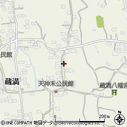 熊本県荒尾市蔵満935周辺の地図